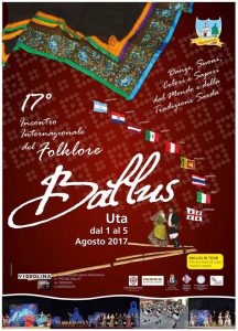 BALLUS – 17° INCONTRO INTERNAZIONALE DEL FOLKLORE dall’ 1 al 5 Agosto 2017